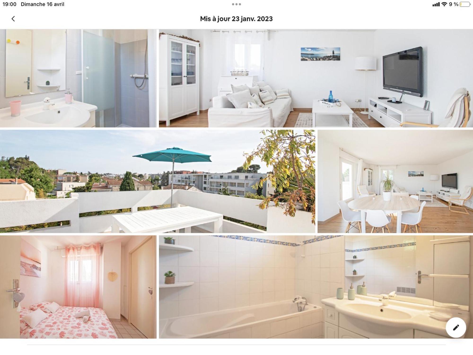 蒙彼利埃Duplex Toit Terrasse Vue Panoramique公寓 外观 照片